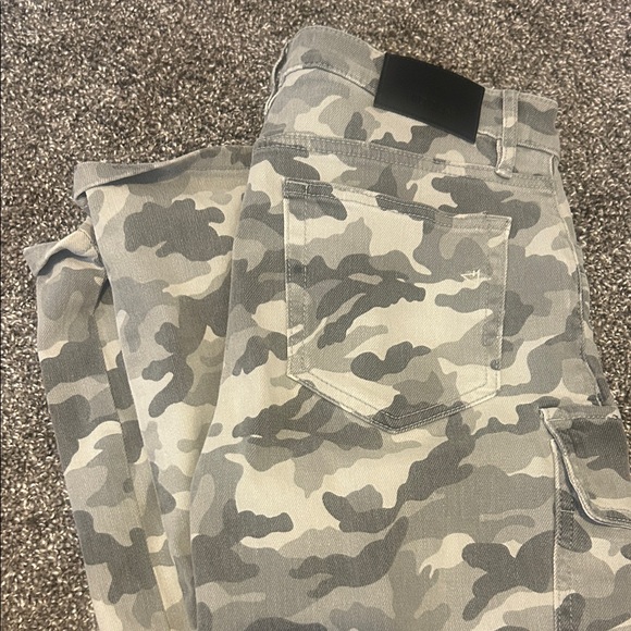 Womens buckle hidden Camouflage Cargo Pants - Picture 1 of 3